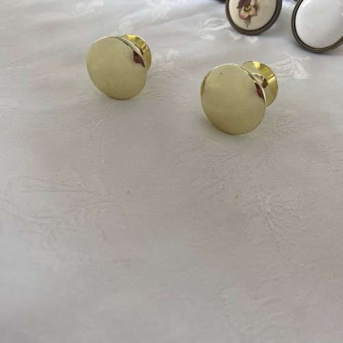 Vintage wardrobe knobs like new, set of 7 pieces