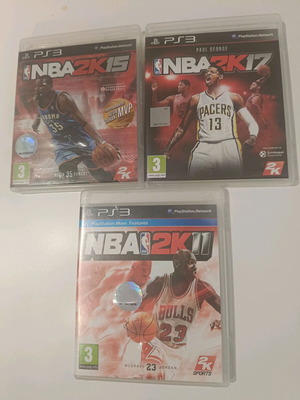 Παιχνίδια NBA 2K11, NBA 2K15 και NBA 2K17 για Sony PlayStation 3, πακέτο 3