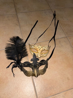 Venetian carnival masks like new