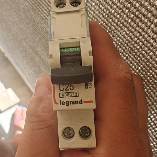 Legrand L+N 25A circuit breakers