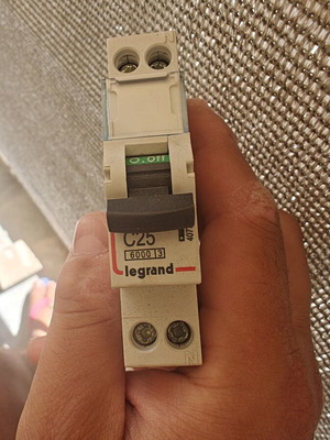 Legrand L+N 25A circuit breakers