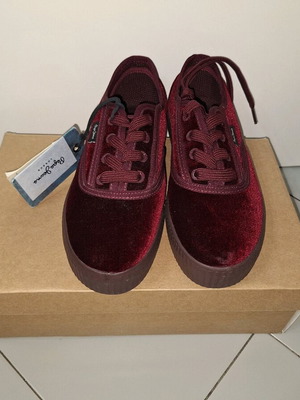 Pepe Jeans Hannah Velvet women's sneakers red new, size 37