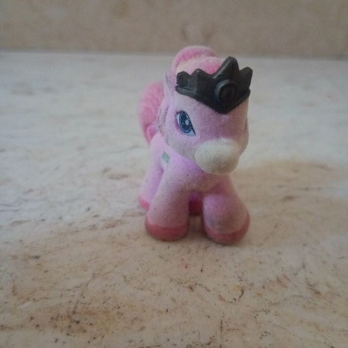 Filly Princess pony used, fuzzy miniature figure