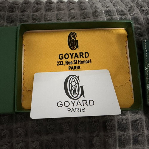 Goyard Paris Wallet new, green with all accessories