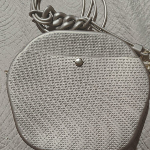 Havaianas Diamond Crossbody Bag like new, silver silicone