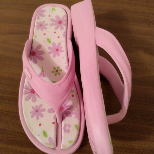 Women's flip-flops size 38 new, pink and comfortable