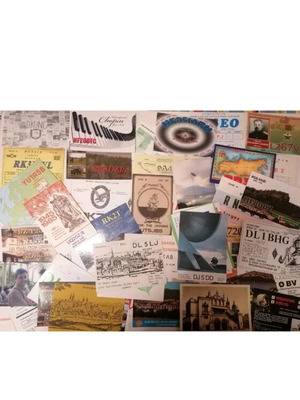 Κάρτες ράδιο ερασιτέχνη QSL μεταχειρισμένες, πακέτο 70, βιντατζ 1966-2012