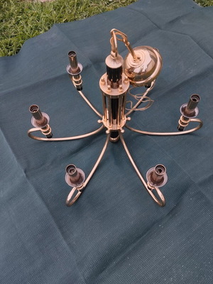 Golden chandeliers in like-new condition, set of 2