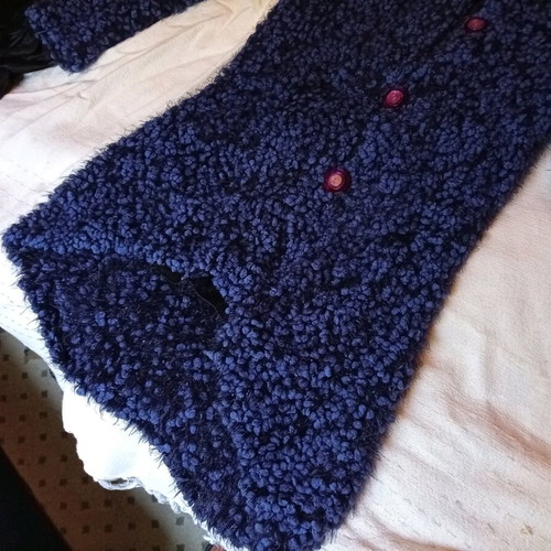 Pig farmer jacket hand-knitted like new