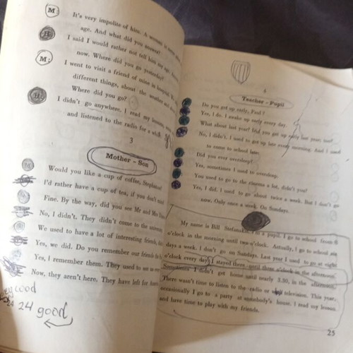 English learning books used, two from the 1960s