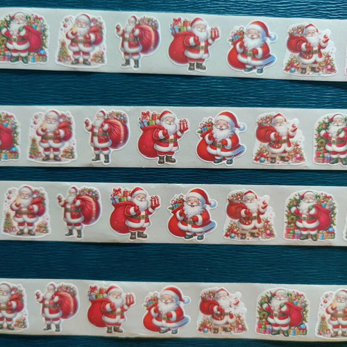Christmas stickers Santa Claus 50 pcs new