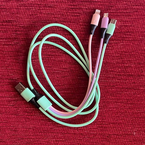 3 in 1 USB Charging Cable new, fast charging for iPhone Samsung Huawei Xiaomi