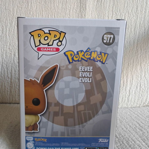 Funko Pop Pokemon Eevee 577 with protector new