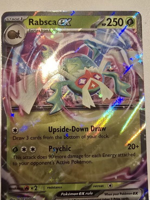 Rabsca ex Pokemon card like new
