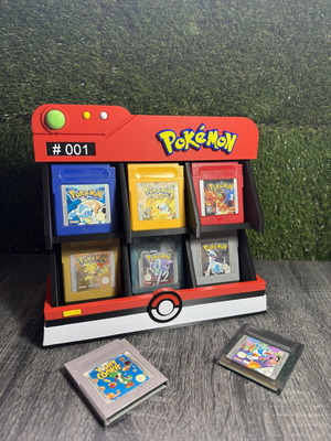 Pokémon Pokédex Display Stand 3D printed για Game Boy κασέτες