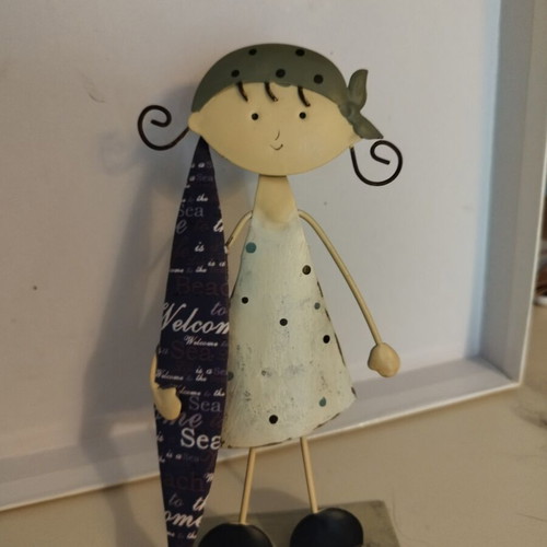 Metal decorative figure sea summer theme like new
