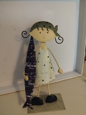 Metal decorative figure sea summer theme like new