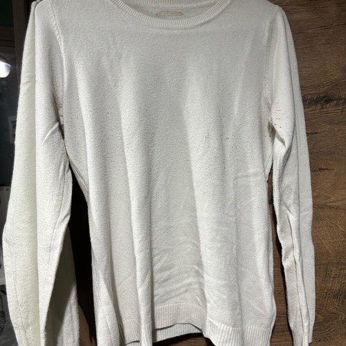 Women's blouse used, size large, white
