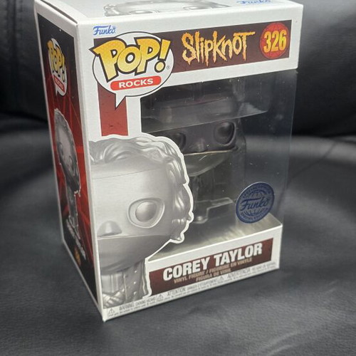 Slipknot Funko Pop Corey Taylor 326 Platinum mint, new