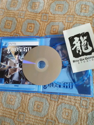 Judgment PS5 like new