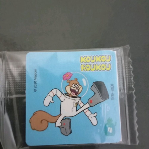 SpongeBob koukou roukou No 4 sticker new