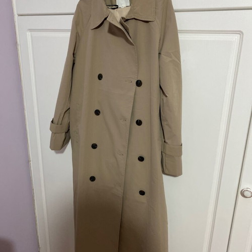 H&M trench coat like new, beige, size S