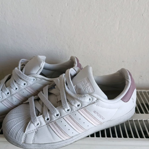 Adidas white athletic shoes size 38 like new