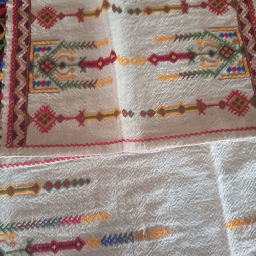 Embroidery set of three pieces new with counted stitch
