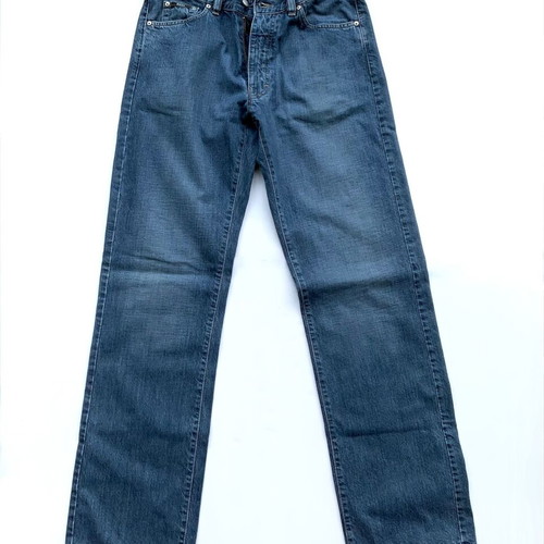 Hugo Boss Texas men's jeans used, straight fit, blue, size W34 L34