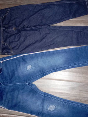 Pants set like new for girl 18 months to 2 years, jeans and leggings