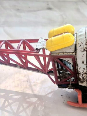 Tin Greek Sky Patrol helicopter used, 1960s