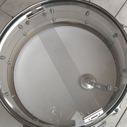 Adams snare drum used 14.5'' x 6.3'' with Granite stand
