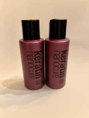 Keratin Nanocure Extra Volume Shampoo 2x100ml new