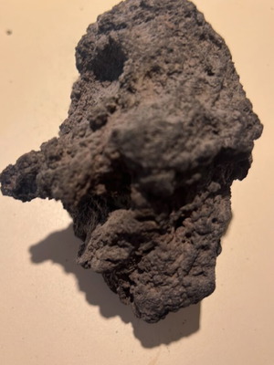 Volcanic rock lava used, 280 gr, approx. 10 cm, from Santorini