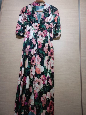 Maxi Floral Dress Madame Shoushou Pygmee like new, multicolor