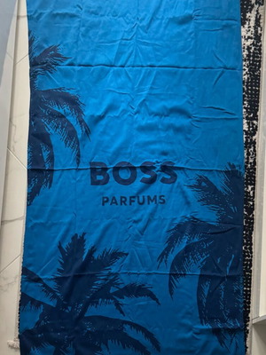 BOSS Parfums παρεό πετσέτα παραλίας μπλε σαν καινούργιο