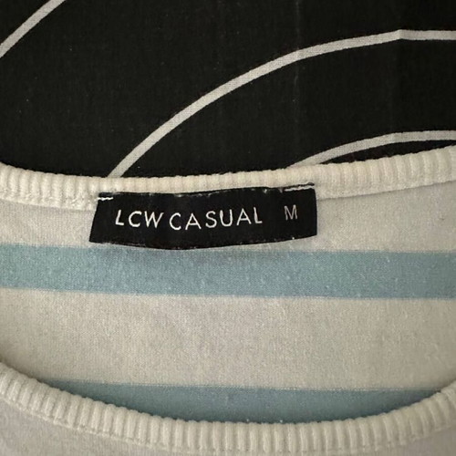LC Waikiki striped women's t-shirt used, size M