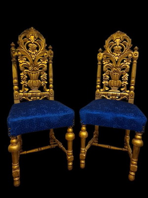 Chairs used, set of 2, over 100 years old