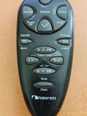 Nakamichi car audio remote control used for CD-400 CD-500 MB-650