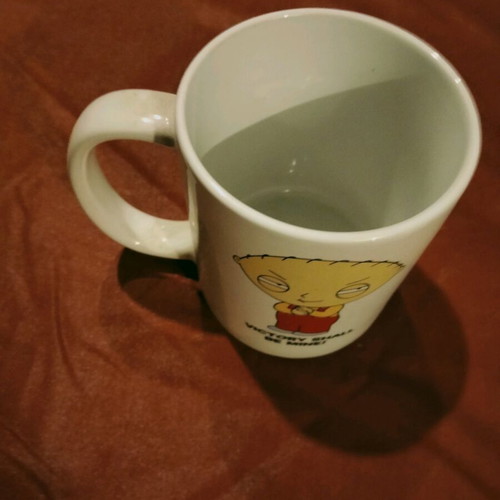 Family Guy Stewie Griffin collectible mug like new, official Fox 2014 product