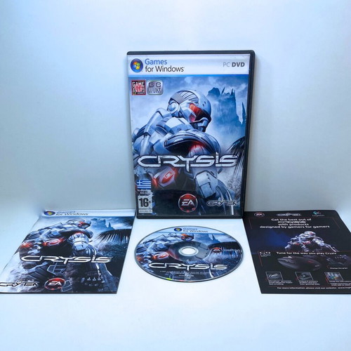 Crysis PC game Greek version used with full box and manual