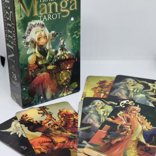Traditional Manga Tarot deck like new, 78 illustrated cards