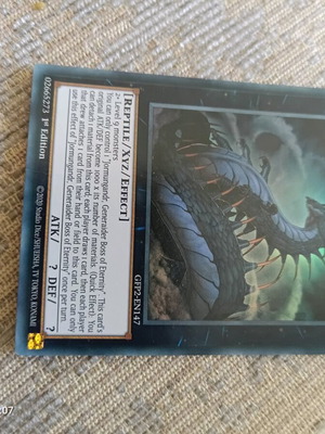 Yu-Gi-Oh Jormungandr, Generaider Boss of Eternity like new