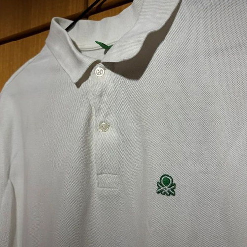 United Colors of Benetton polo T-shirt, white, size M