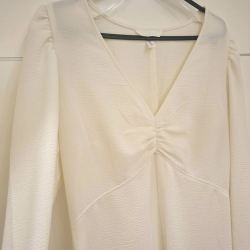 Long off-white dress H&M new, size S
