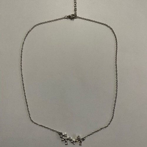 Necklace with Scorpio constellation new, silver
