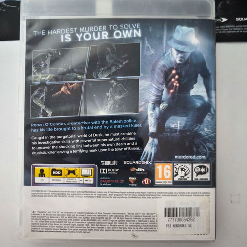Murdered: Soul Suspect PS3 game