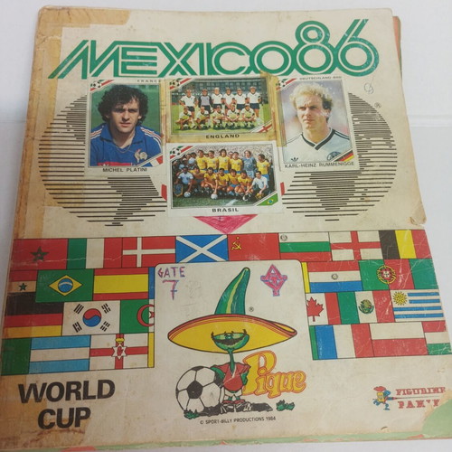 Panini World Cup 1986 Football Album used, complete