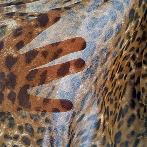 Leopard Pareo like new, brown, size M