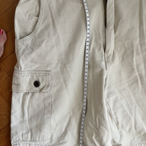 Bermuda shorts used, beige color, size S with pockets